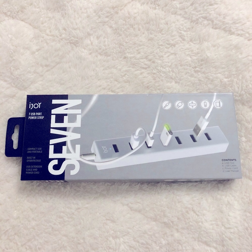 NEW 7 USB port power charging strip